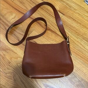 Madewell Chestnut Leather Shoulder Bag